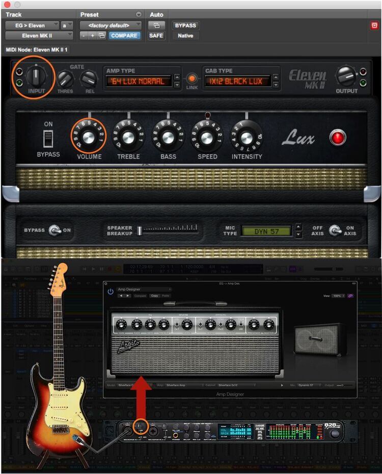Virtual amps