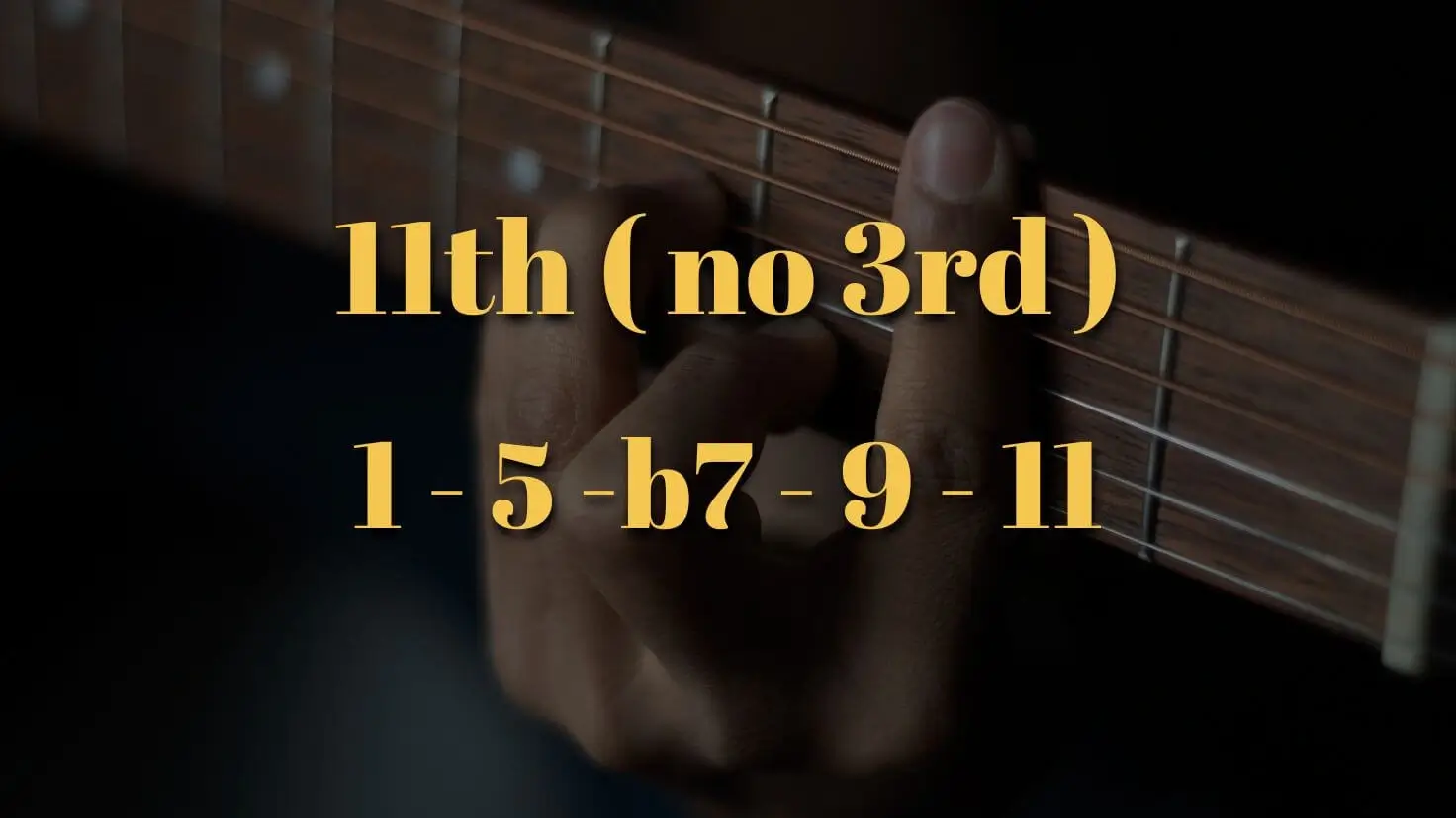11th (no 3rd) Chord