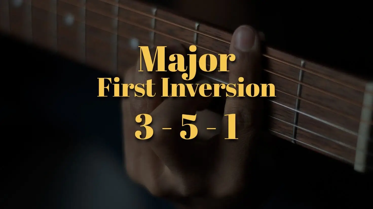 Major First Inversion Chord