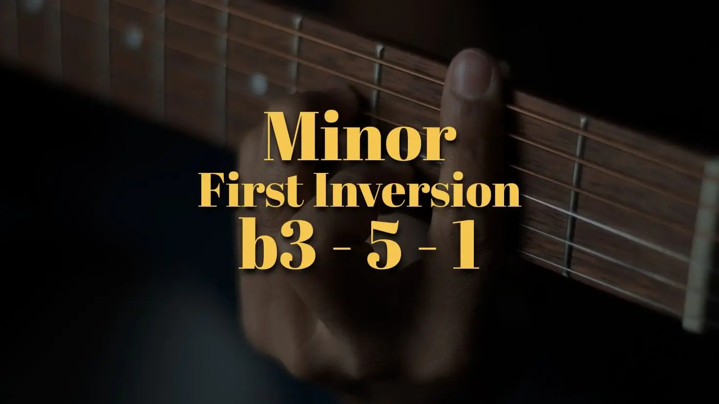 Minor First Inversion Chord
