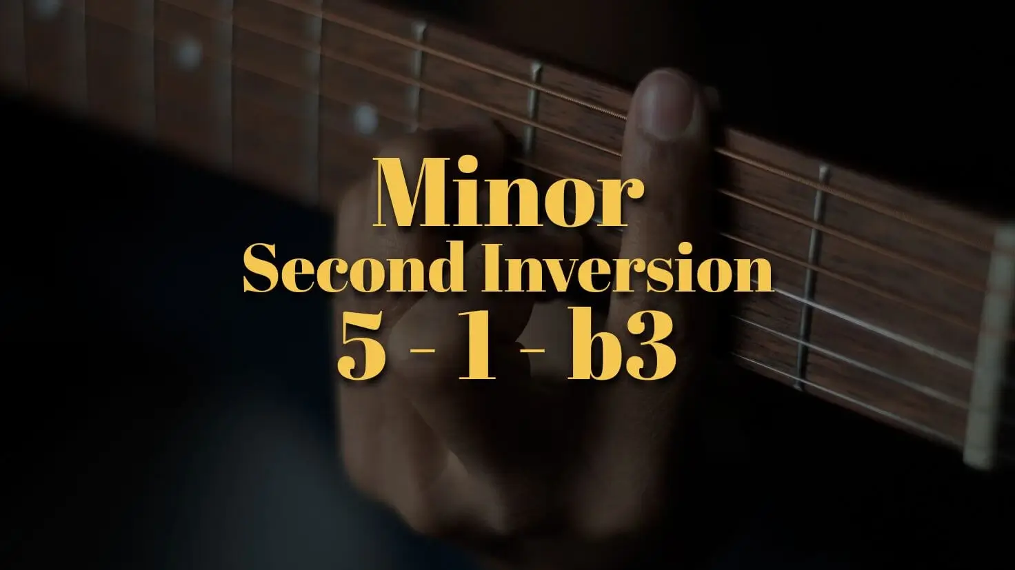 Minor Second Inversion Chord